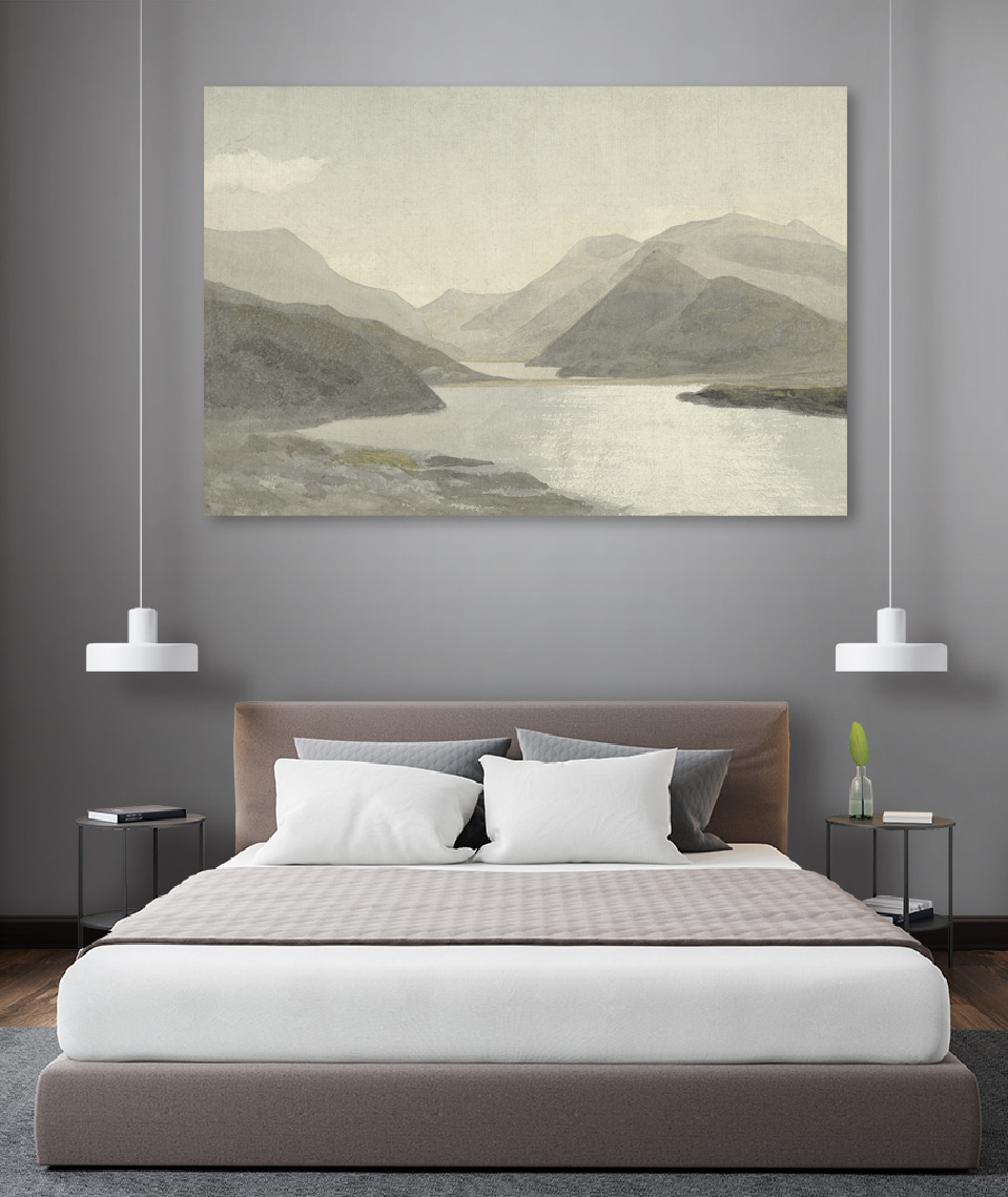 Lac entre monts brumeux — intérieur 2