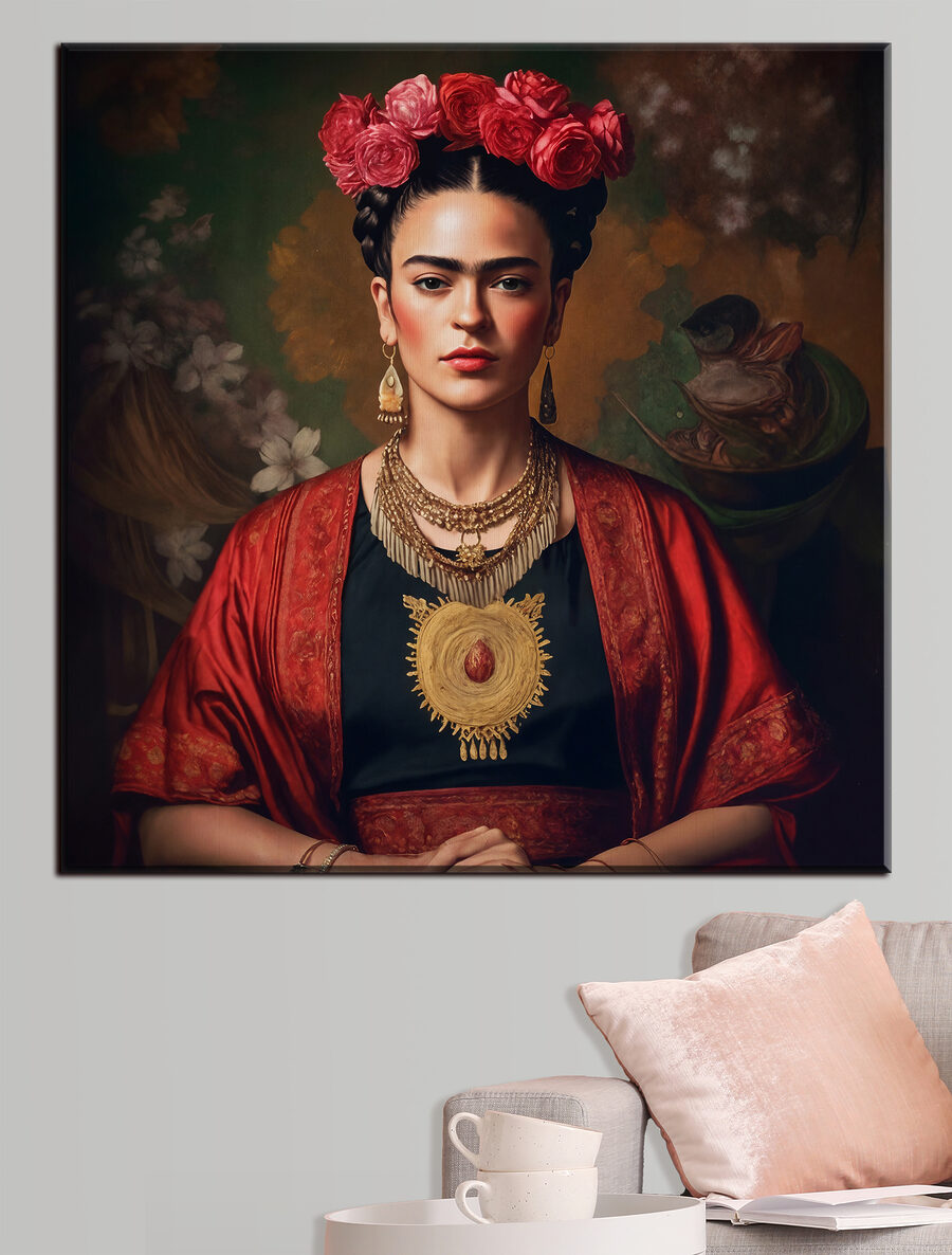 Couronne de roses — intérieur 2