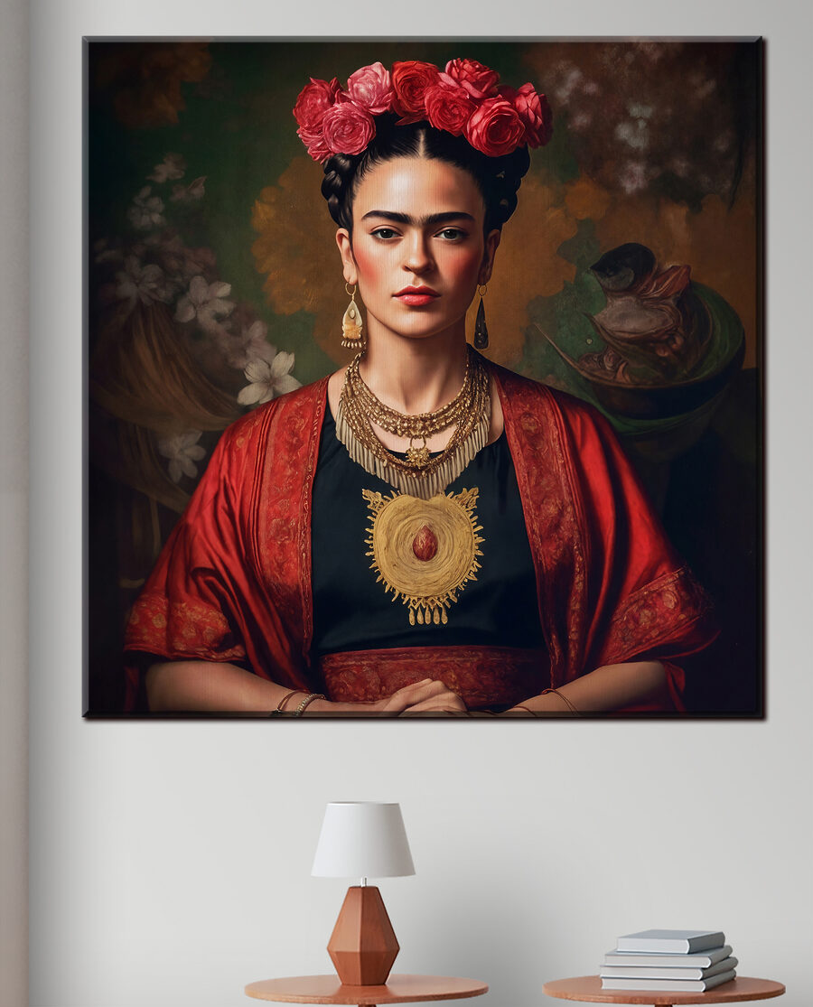 Couronne de roses — intérieur 3
