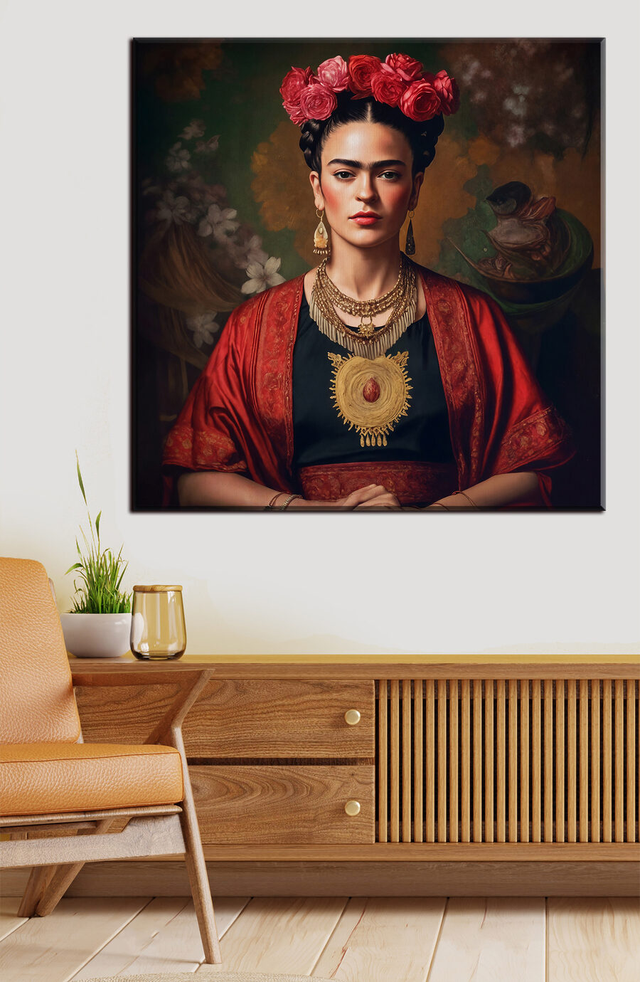 Couronne de roses — intérieur 1