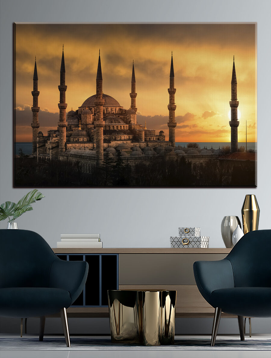 Minarets au ciel embrasé — intérieur 1
