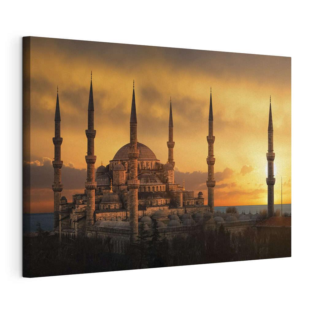 Minarets au ciel embrasé — vue du produit