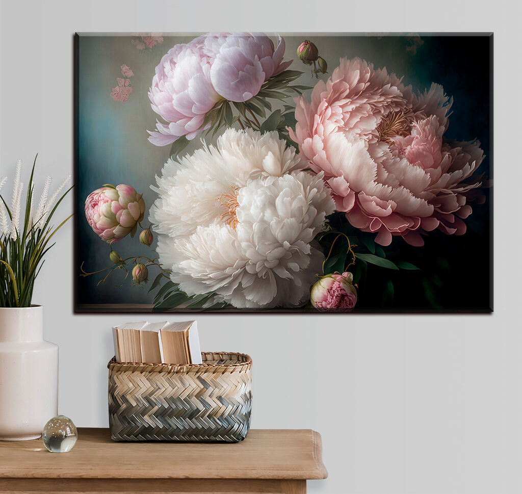 Pivoines au crépuscule — intérieur 1