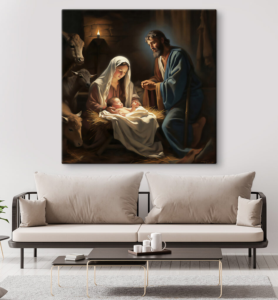 L’enfant dans la crèche — intérieur 5