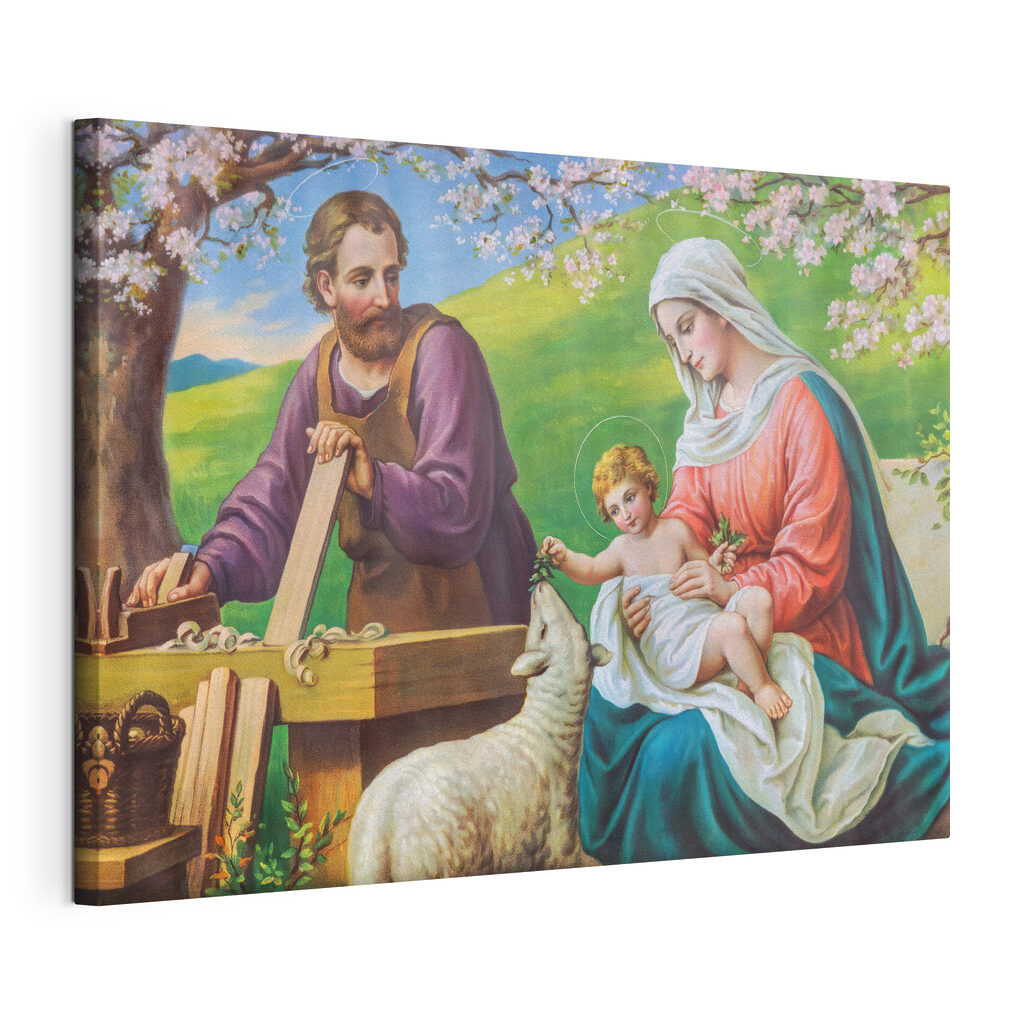 Famille sous les fleurs — vue du produit
