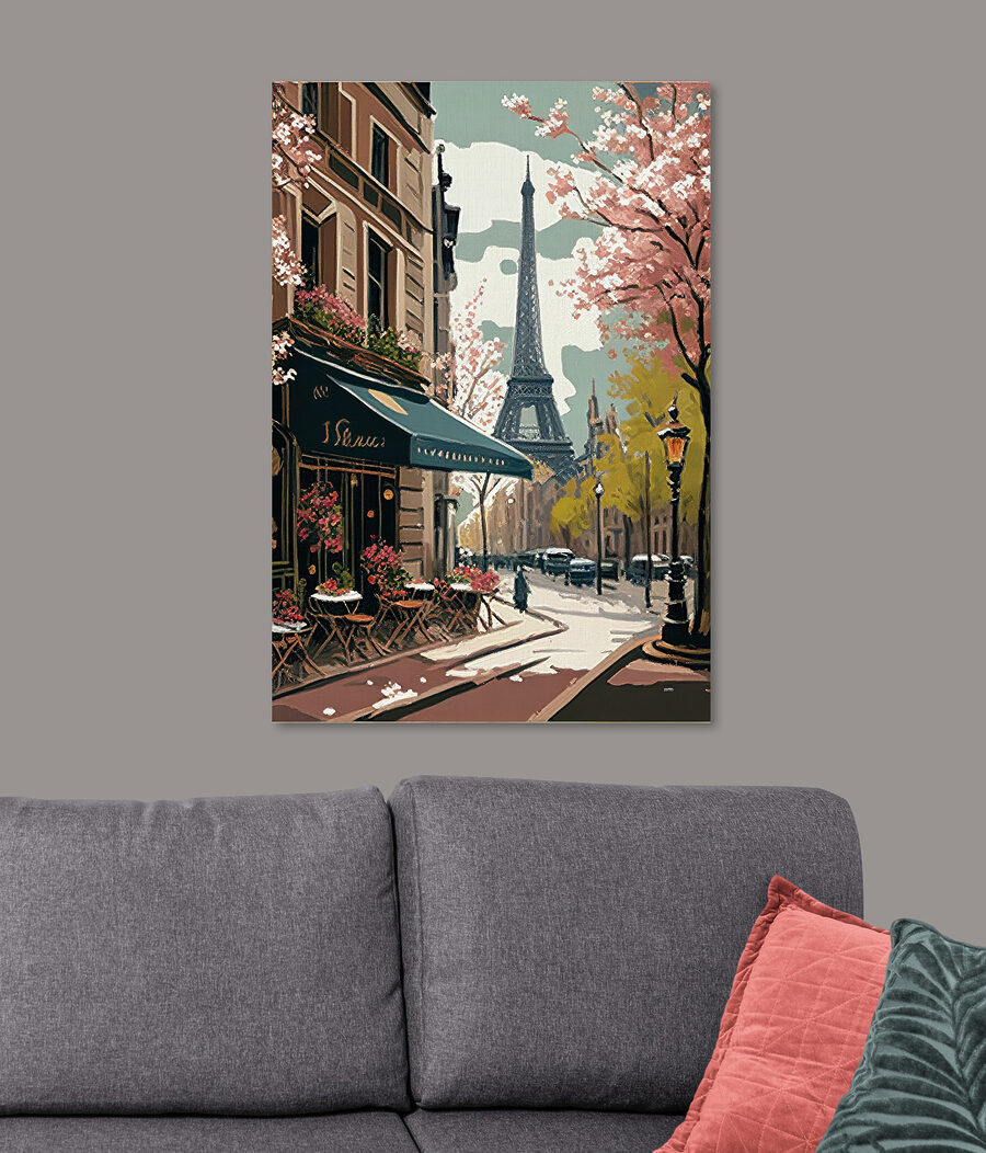 Paris aux fleurs roses — intérieur 2