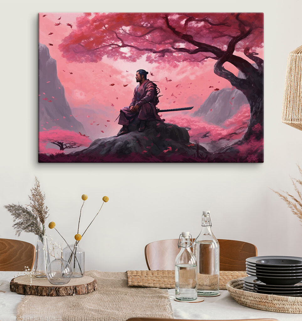 Guerrier sous les fleurs — intérieur 3