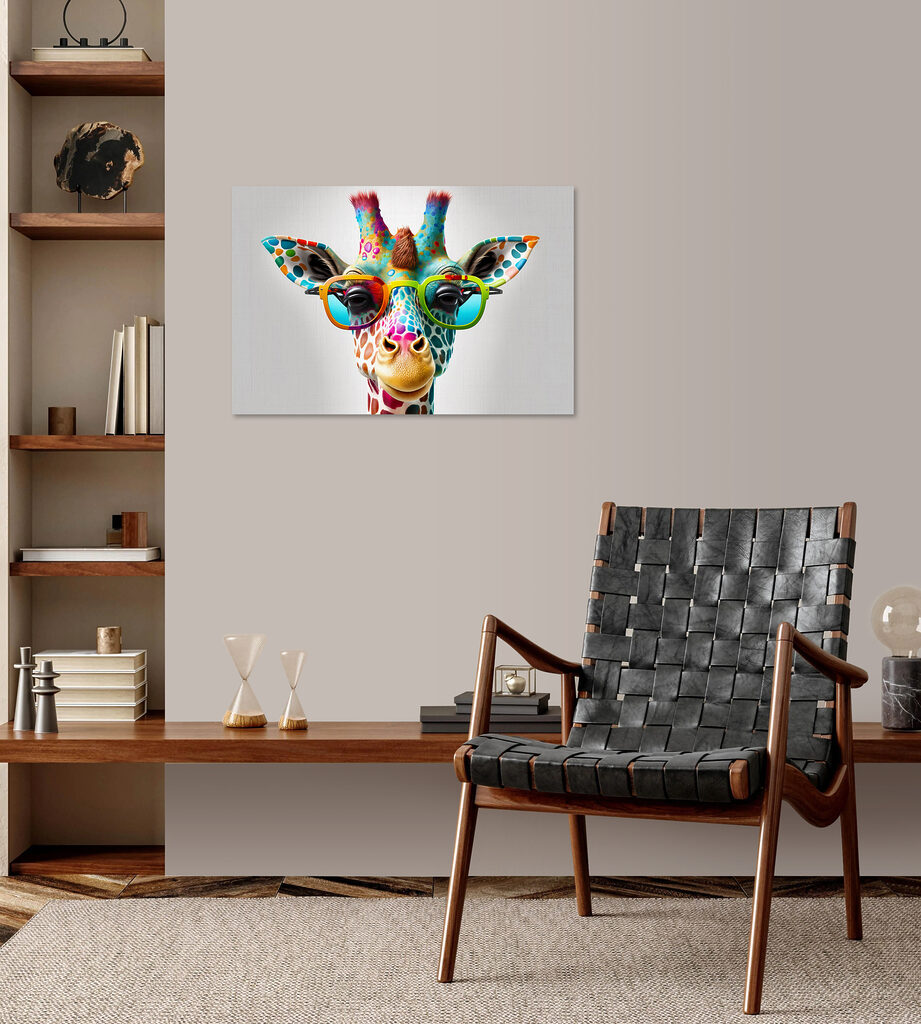 Girafe à lunettes — intérieur 2
