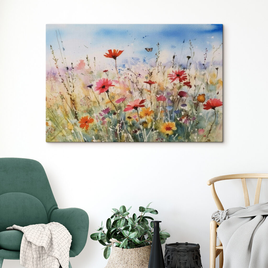 Papillon sur la prairie — intérieur 3