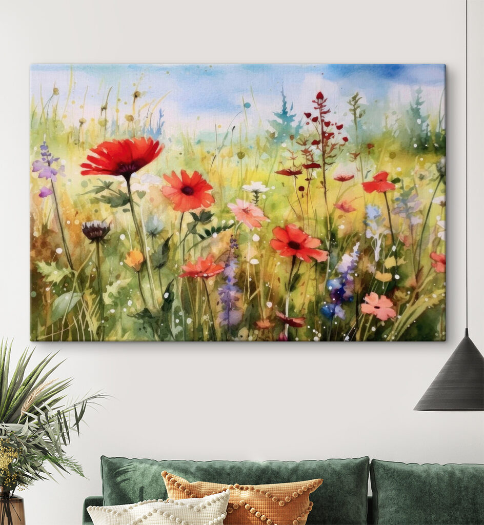 Champ en fleurs — intérieur 3