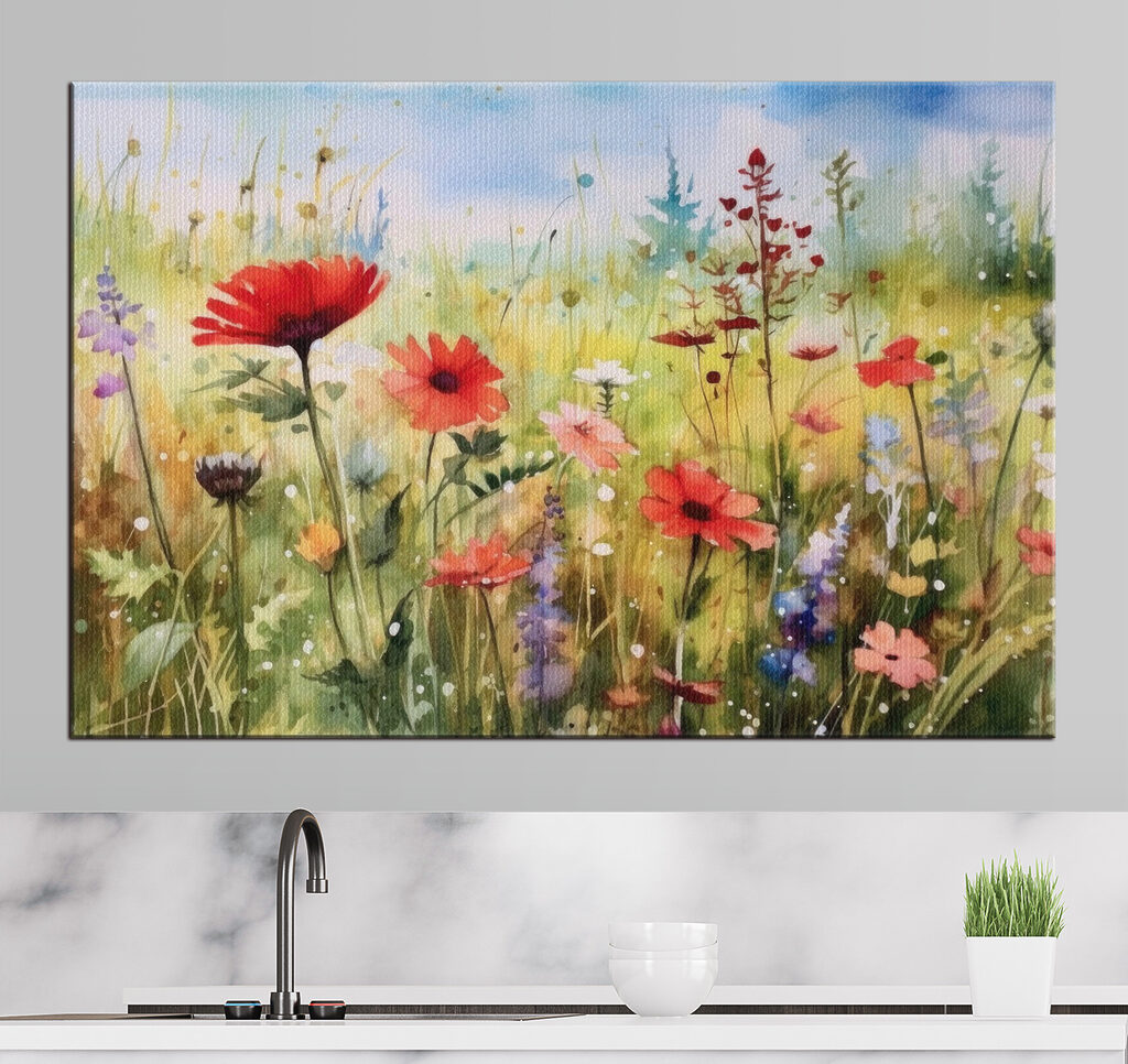 Champ en fleurs — intérieur 1