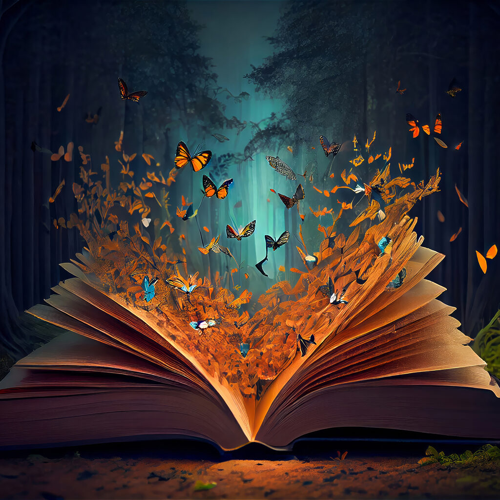 Des histoires qui s’envolent — motif complet
