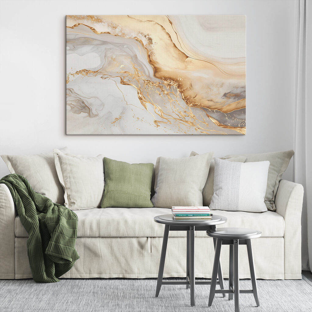 Vagues ambrées sur crème — intérieur 4