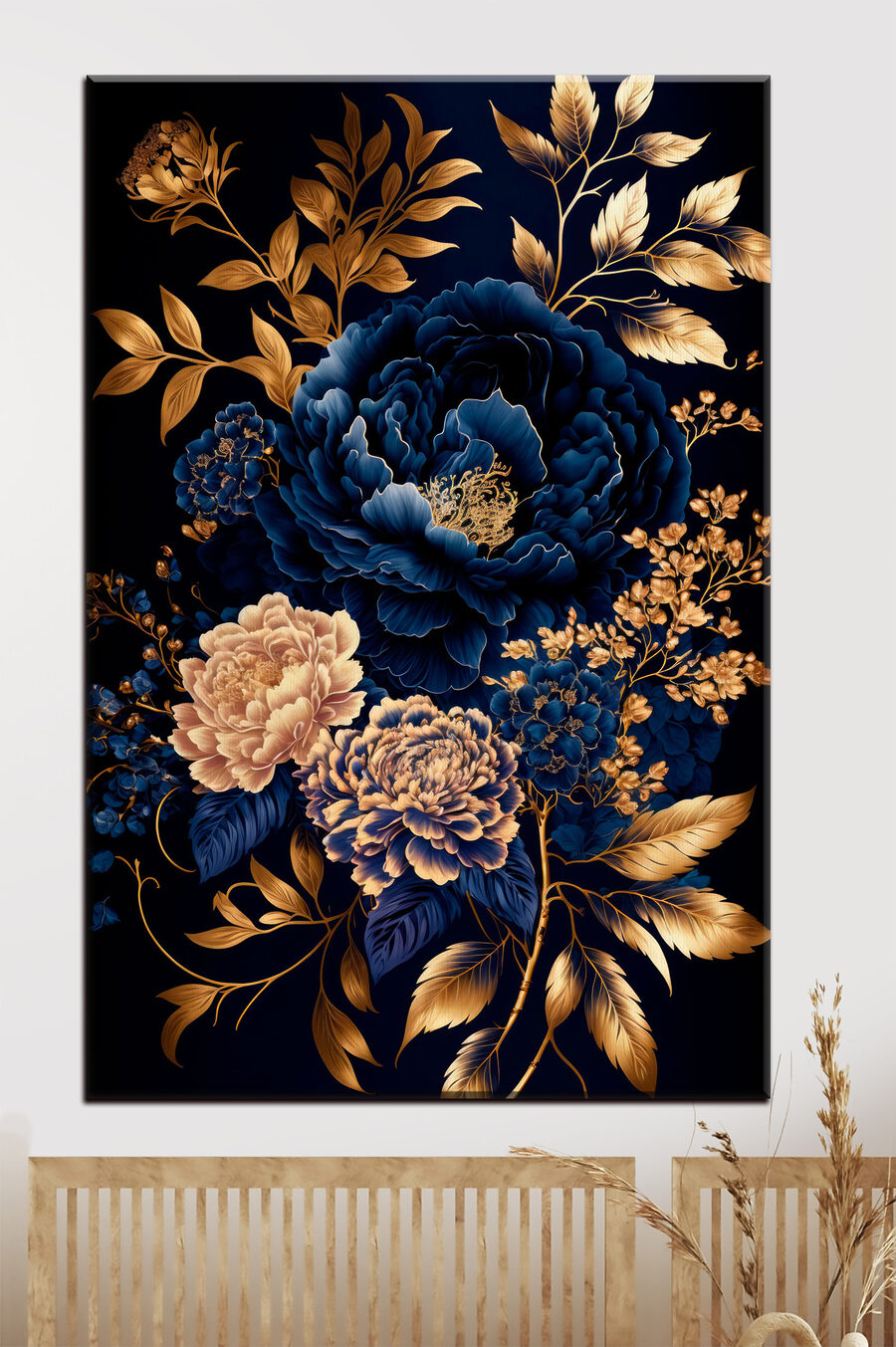 Fleurs bleu roi — intérieur 3