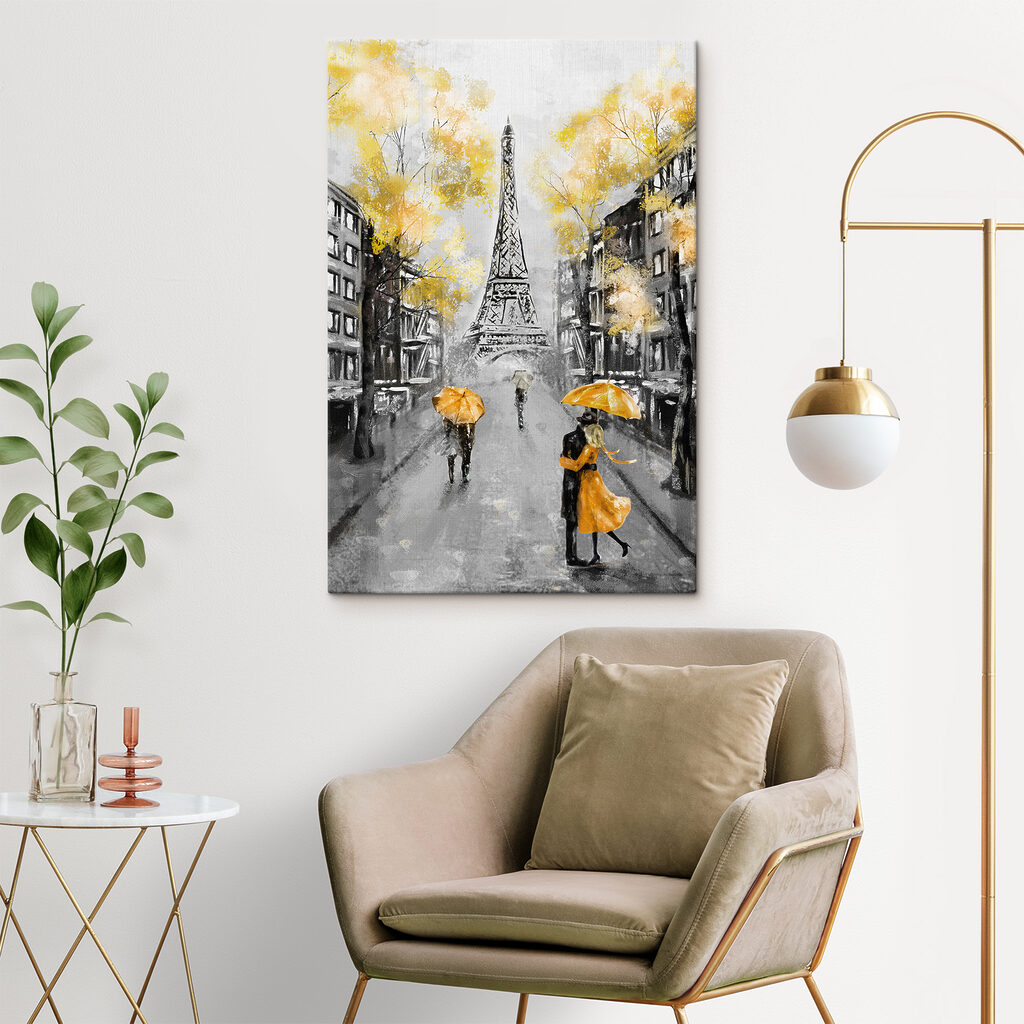 Parapluies jaunes à Paris — intérieur 5