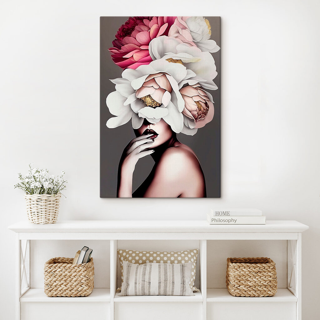 Visage derrière les fleurs — intérieur 5