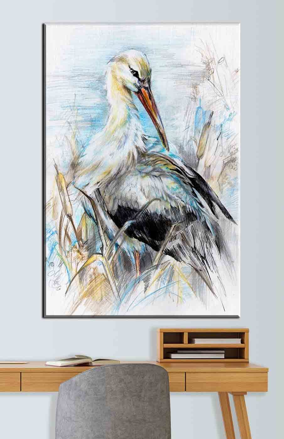 Oiseau aux traits libres — intérieur 1