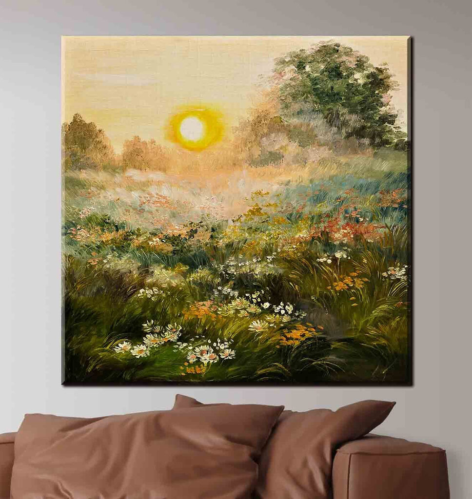 Fleurs au soleil couchant — intérieur 3