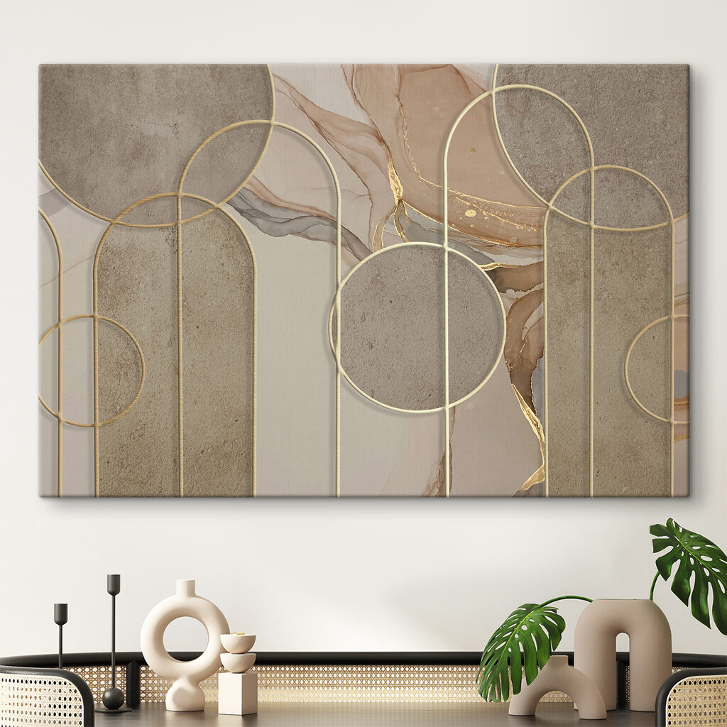 Arcs dorés sur sable — intérieur 5
