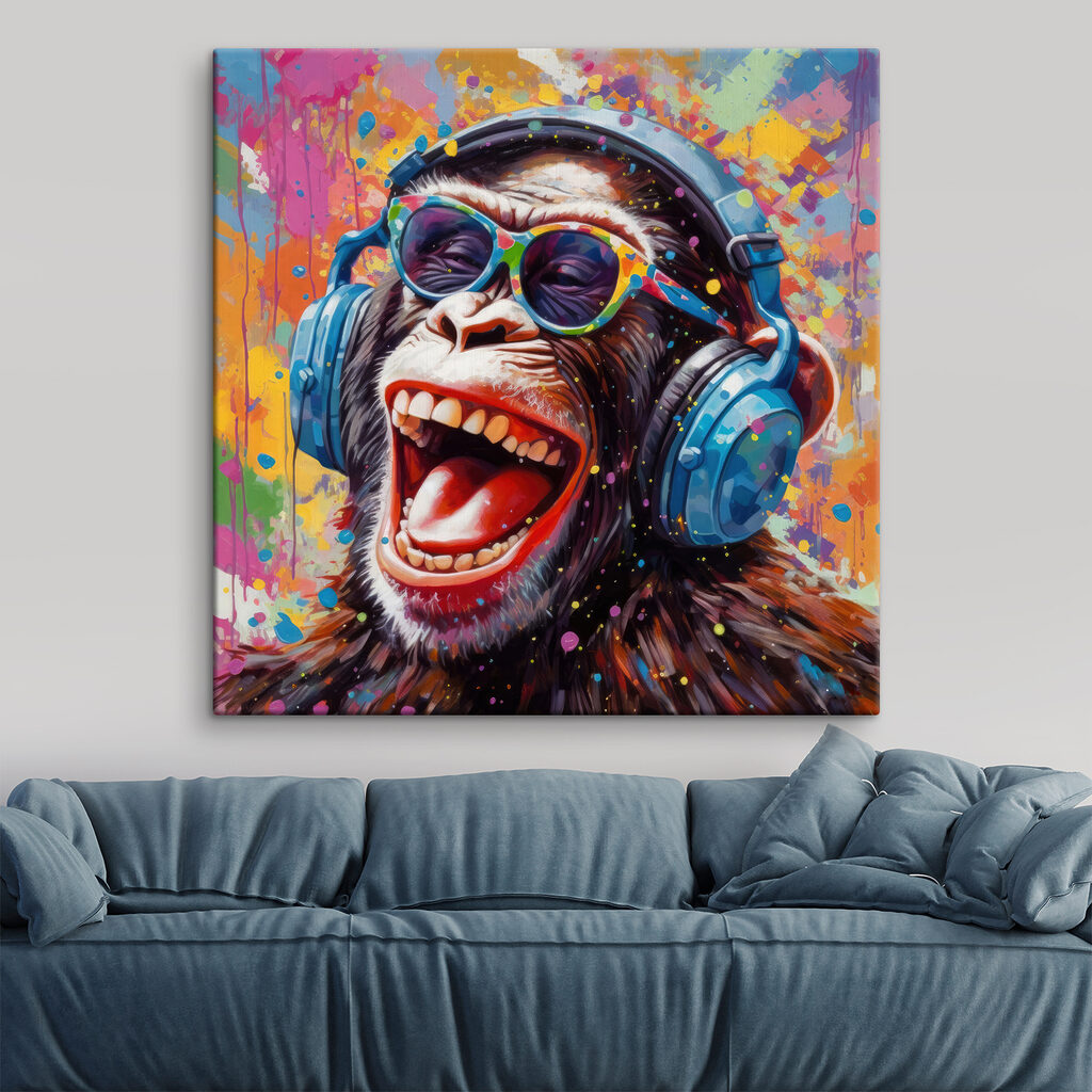Un singe qui rit — intérieur 3