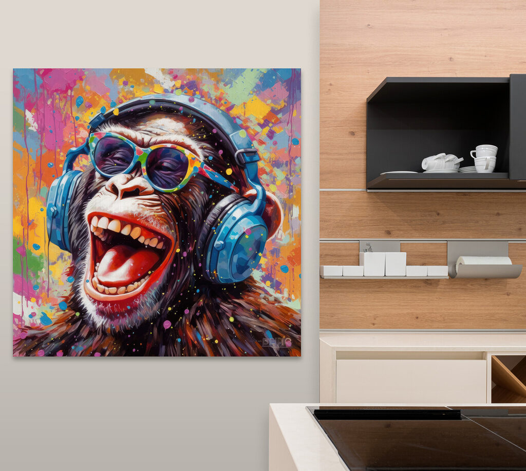Un singe qui rit — intérieur 1