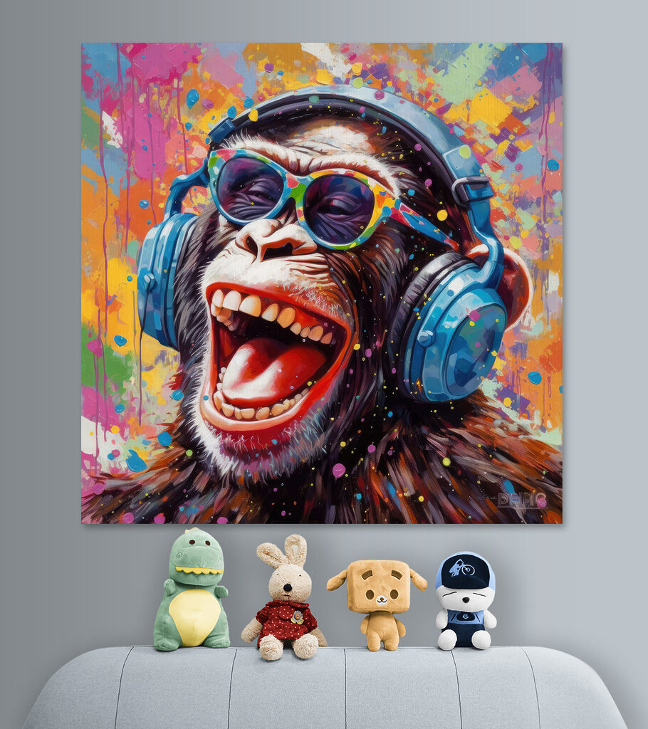 Un singe qui rit — intérieur 2