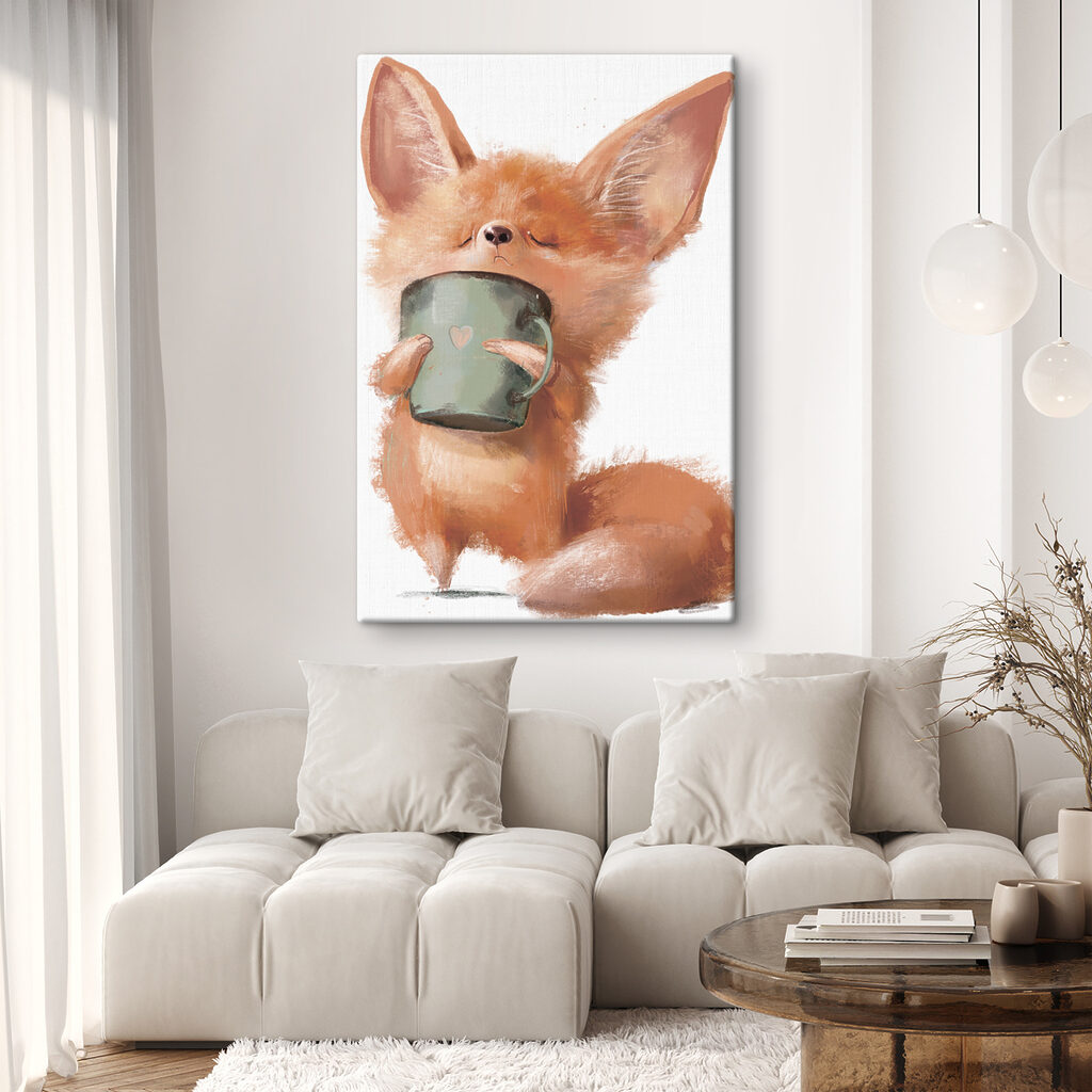 Renard et sa tasse — intérieur 2