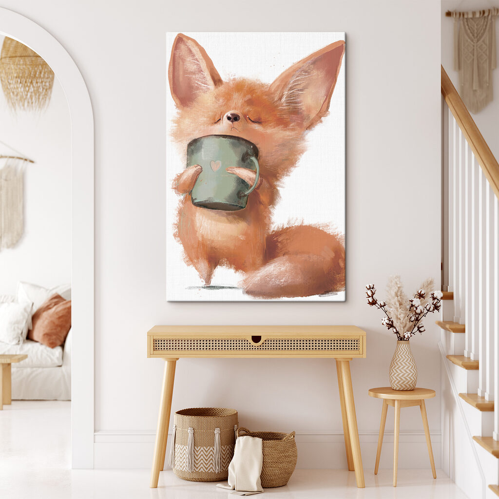 Renard et sa tasse — intérieur 3