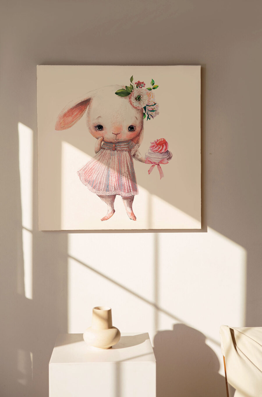 Petit lapin au cupcake — intérieur 1