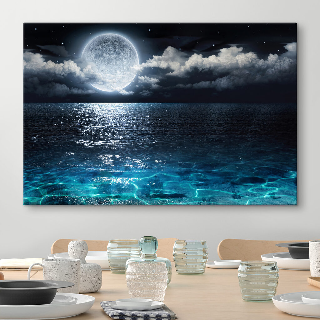 Lune sur l’eau scintillante — intérieur 6