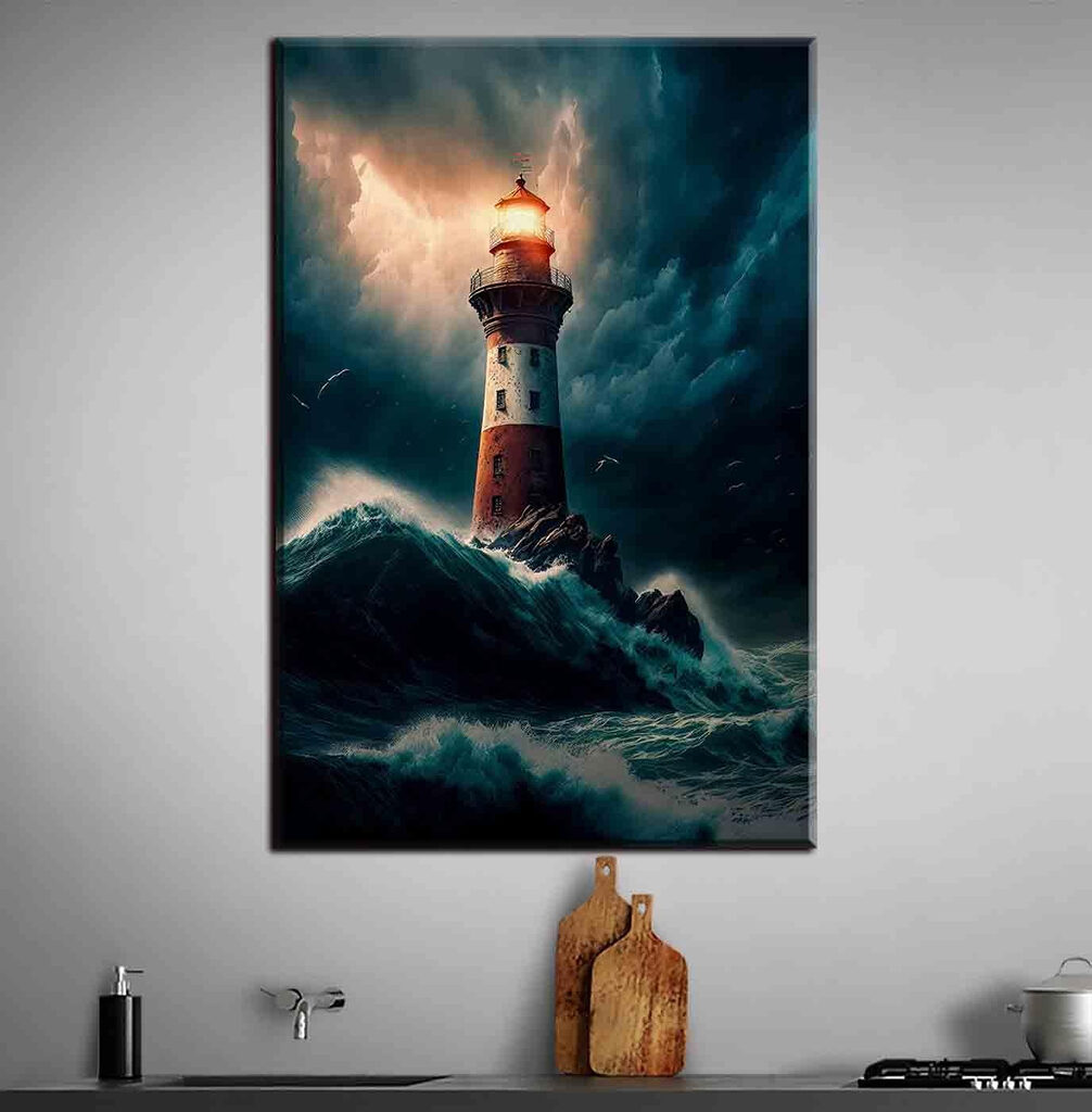 Lumière au-dessus des vagues — intérieur 1