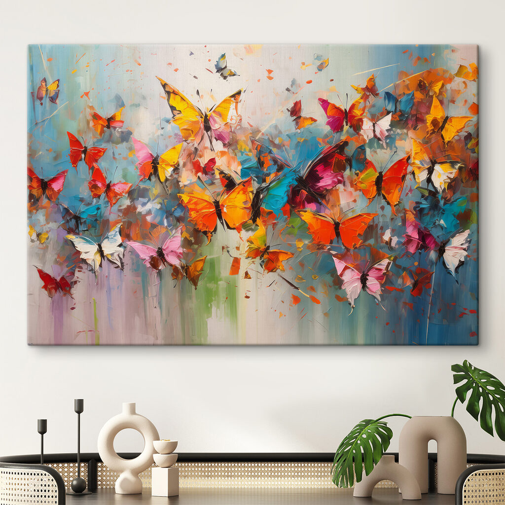Papillons porteurs de couleurs — intérieur 3