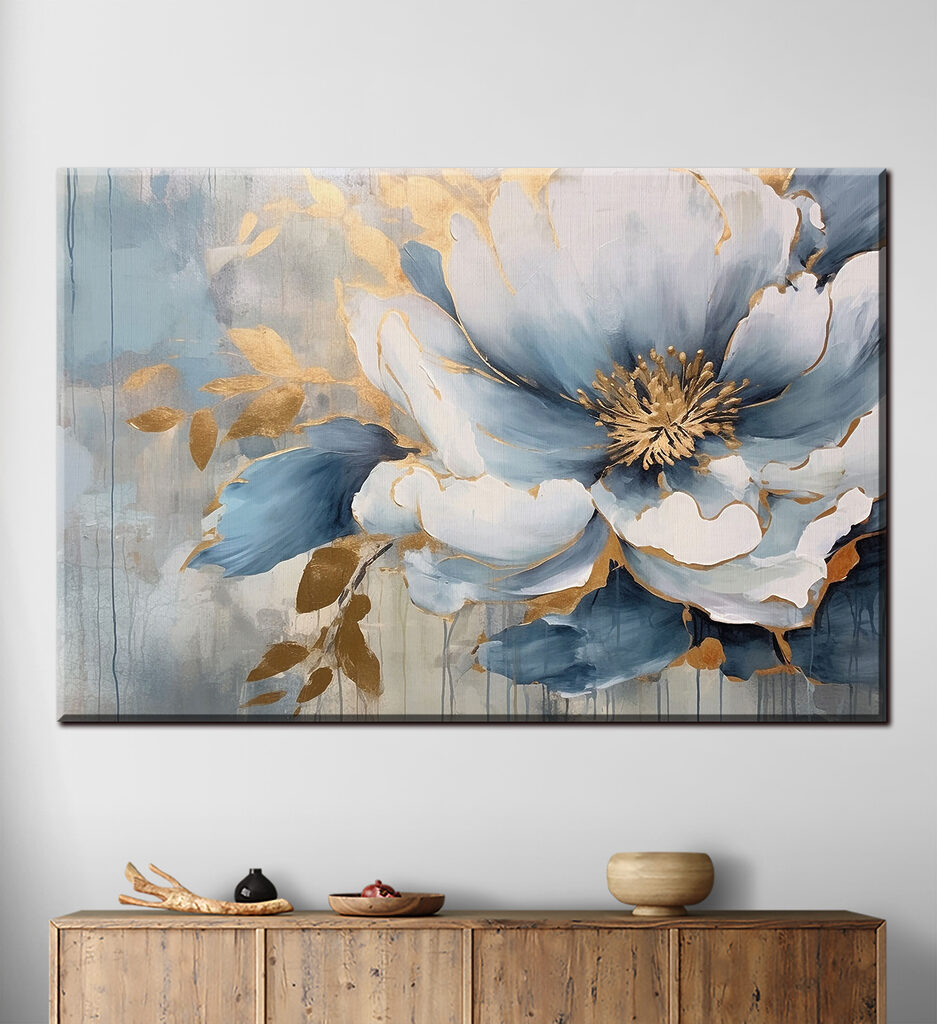 Fleurs aux ombres bleues — intérieur 2