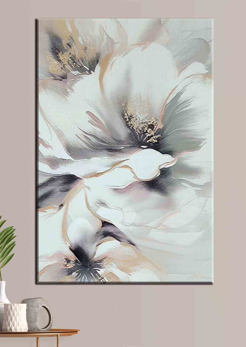 Fleur blanche paisible — intérieur 1