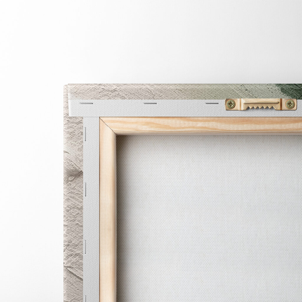 Touches vertes sur blanc — dos