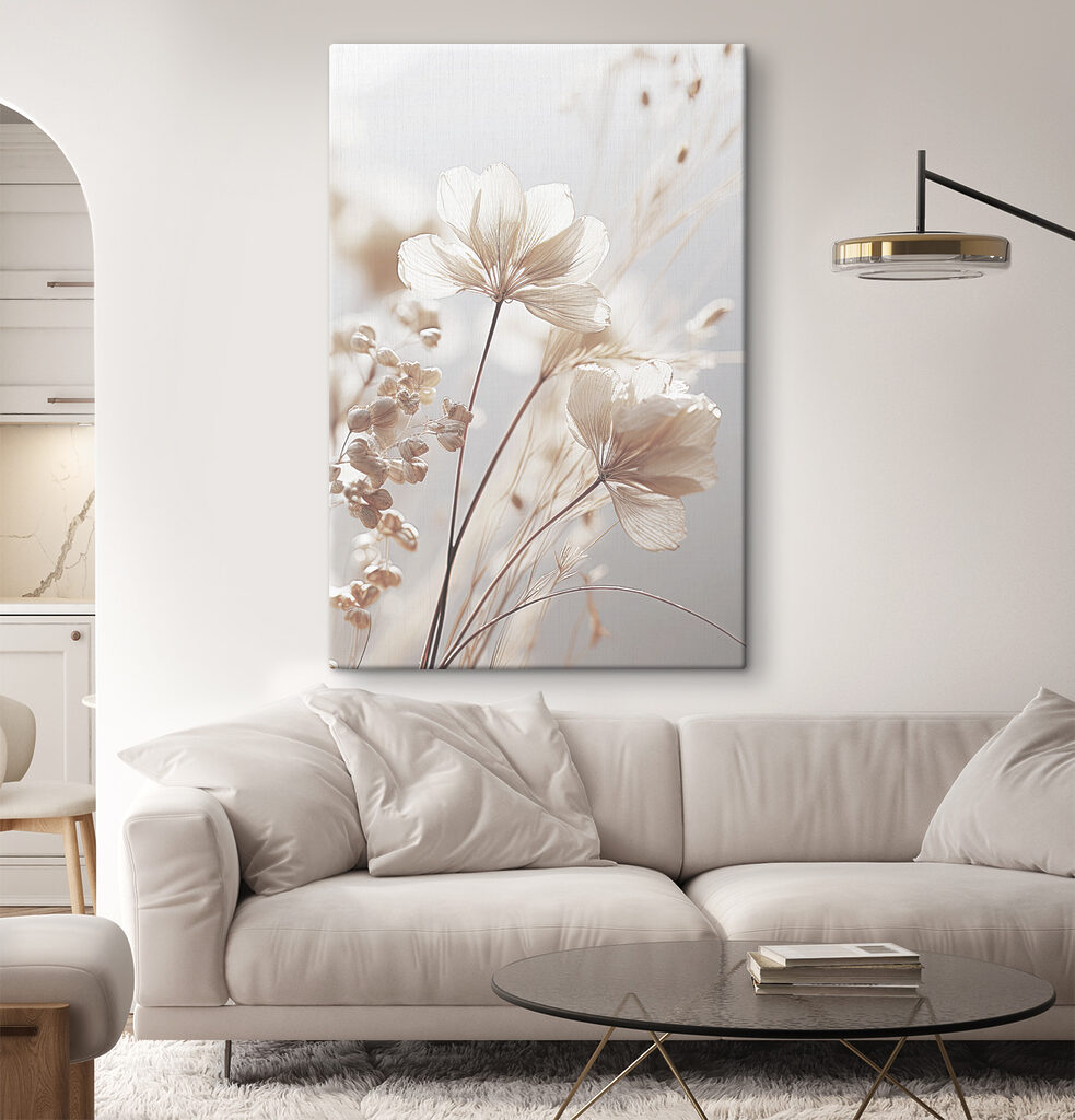 Bouquet champêtre à contre-jour — intérieur 3