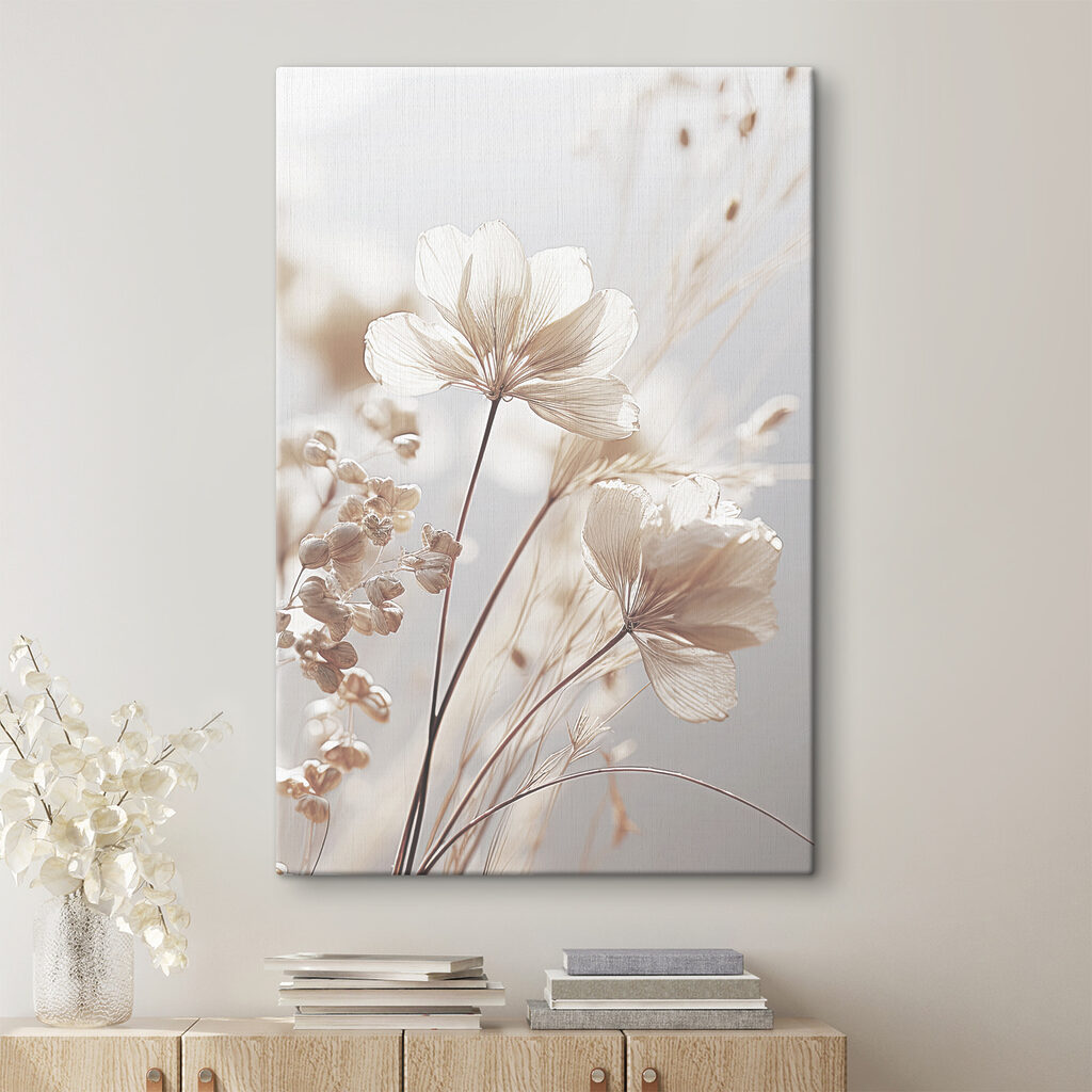Bouquet champêtre à contre-jour — intérieur 1