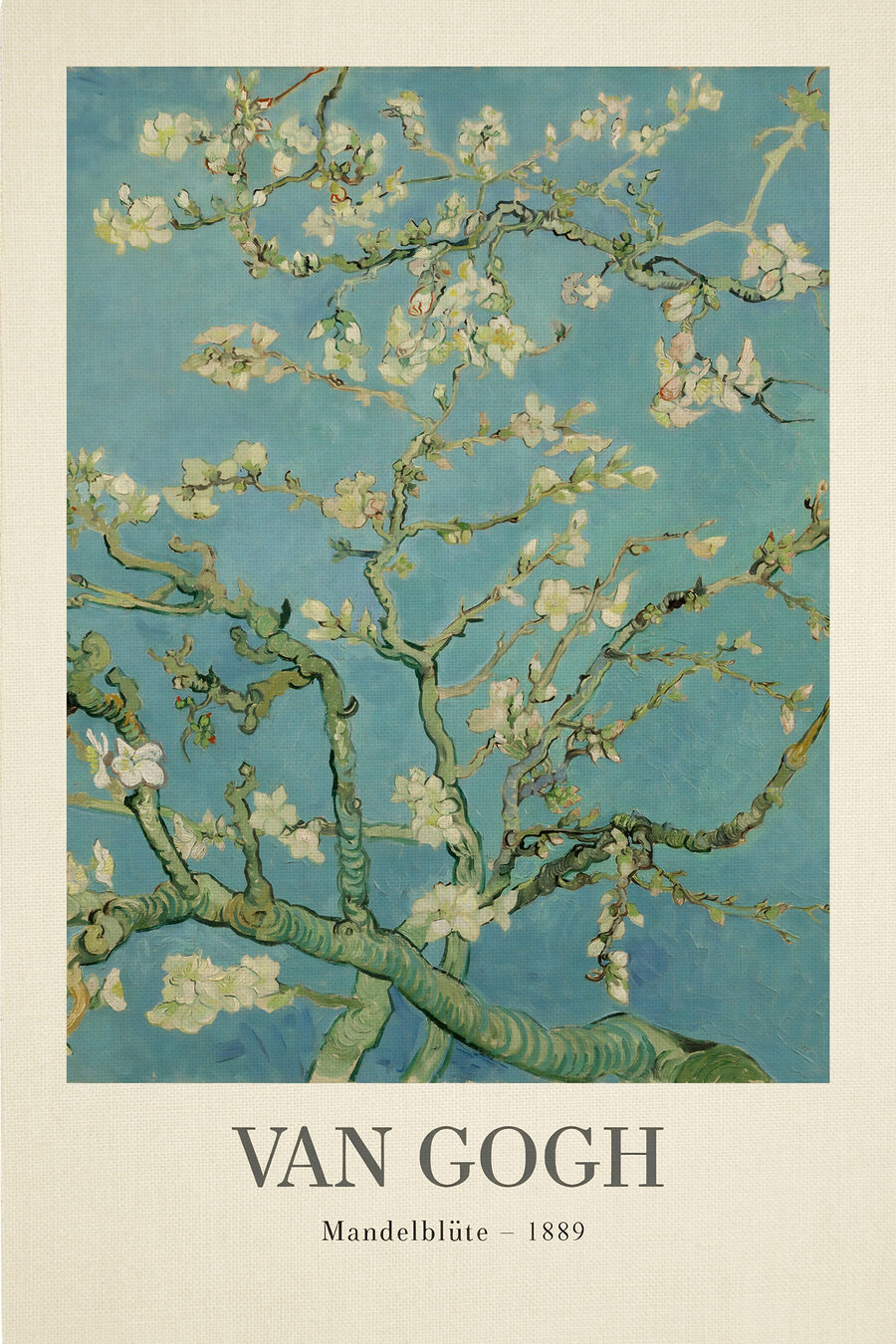 Fleurs d’amandier — motif complet