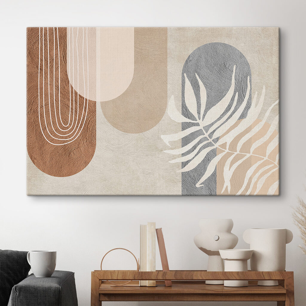 Feuille et fines arches — intérieur 3