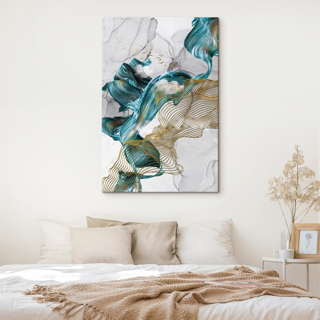 Turquoise aux contours dorés — intérieur 6