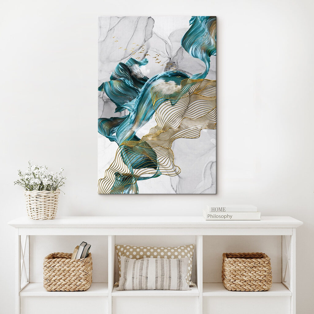 Turquoise aux contours dorés — intérieur 5