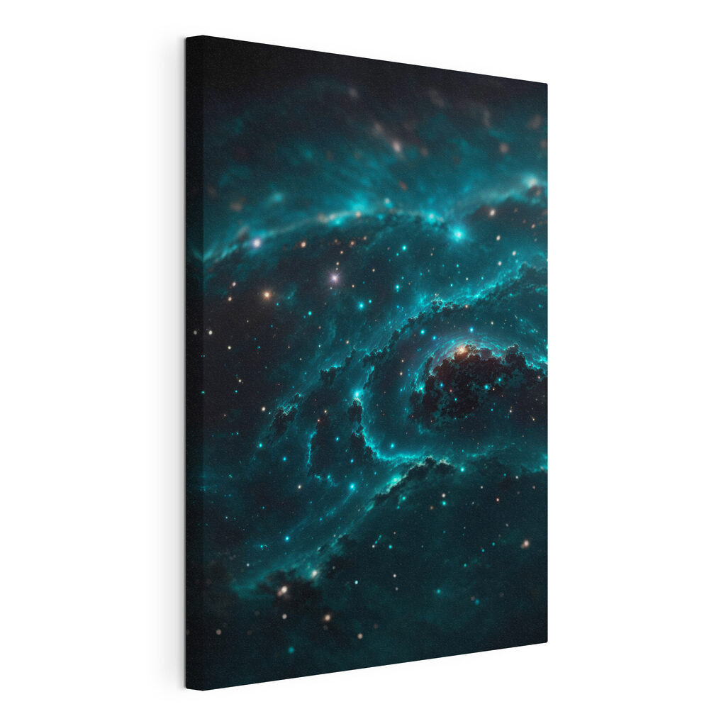Spirale d’étoiles bleues — vue du produit