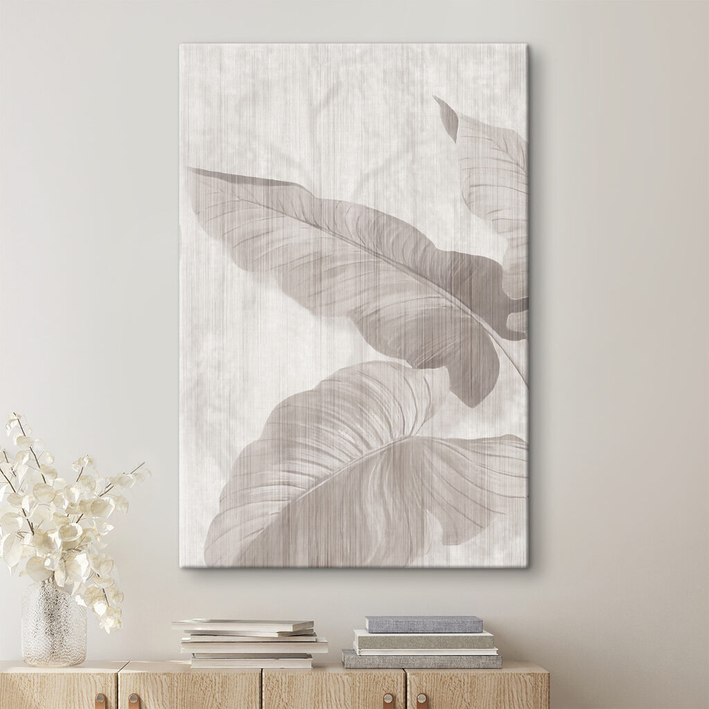 Feuillage en camaïeu gris — intérieur 1
