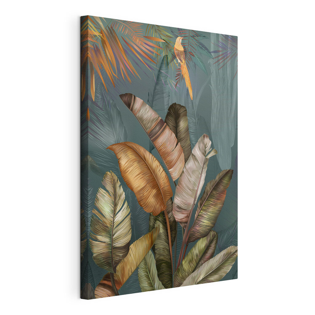 Feuilles tropicales cuivrées — vue du produit