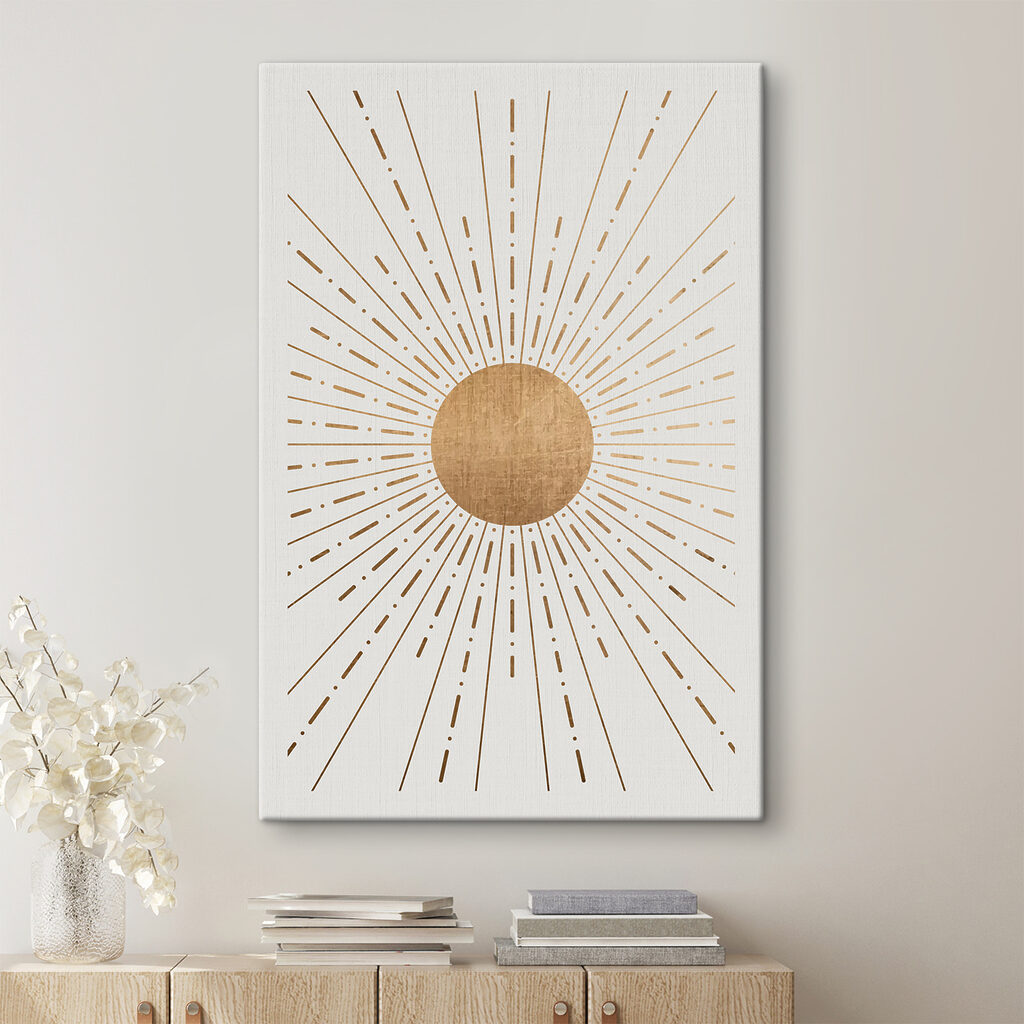 Soleil aux rayons fins — intérieur 1