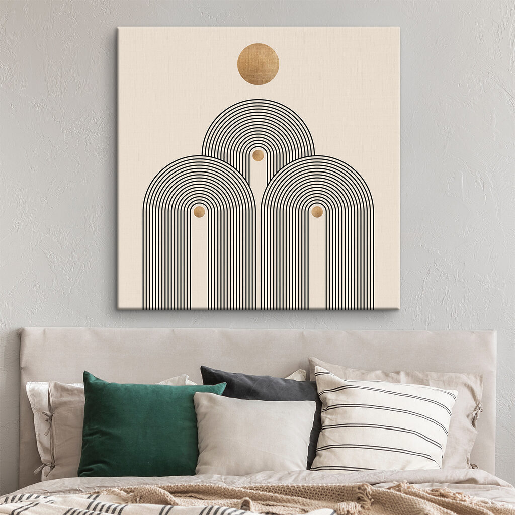 Arcs et soleil doré — intérieur 4