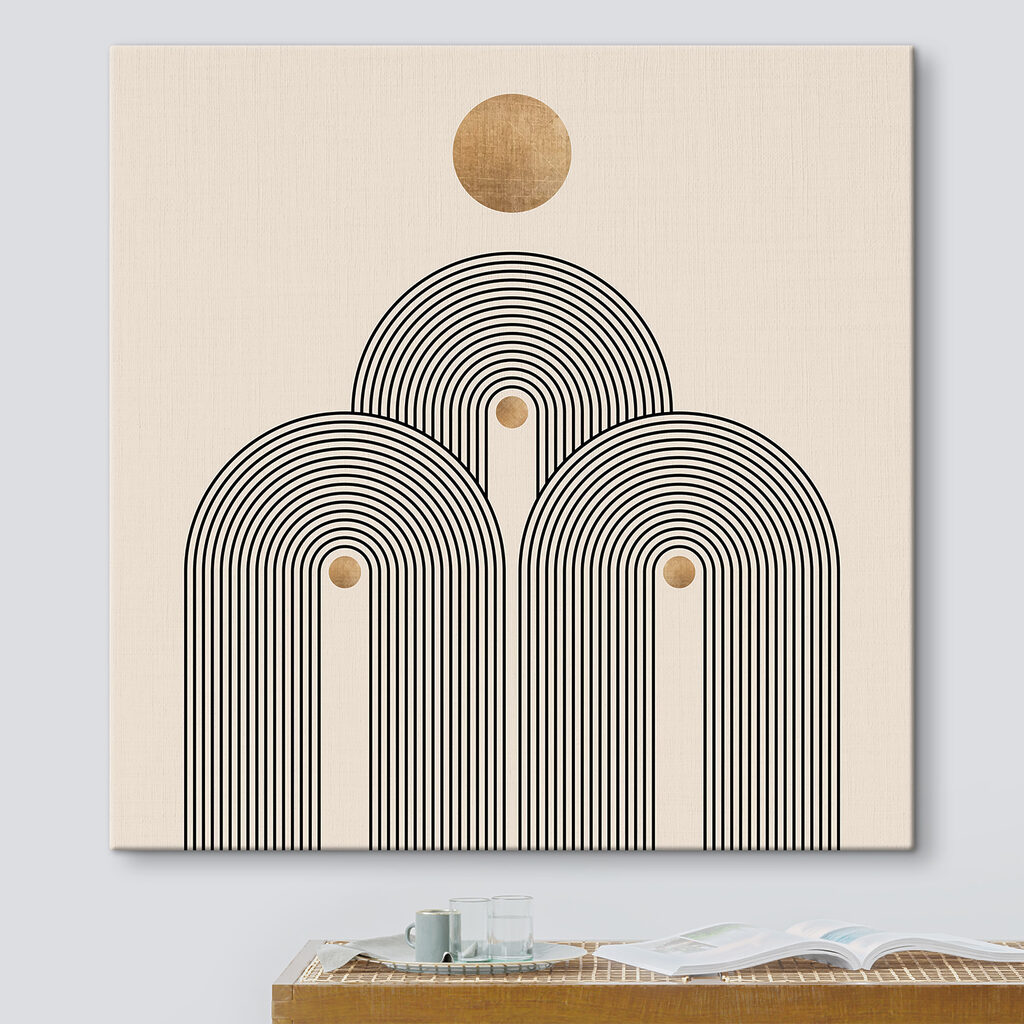 Arcs et soleil doré — intérieur 7