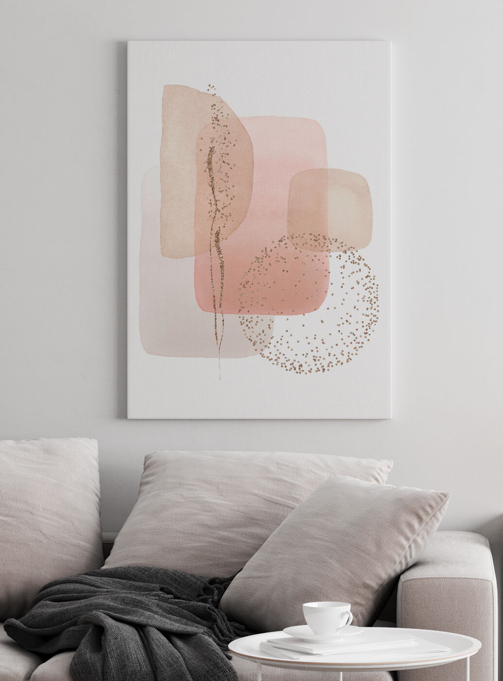 Aplats roses mouchetés — intérieur 2
