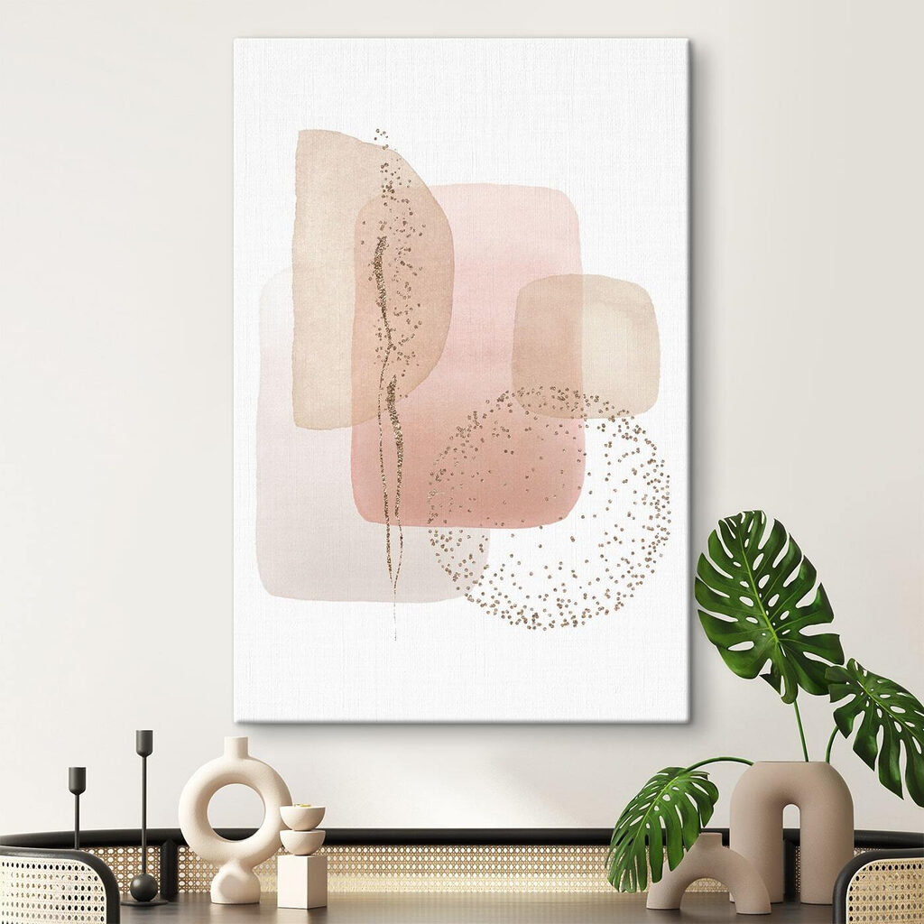 Aplats roses mouchetés — intérieur 3