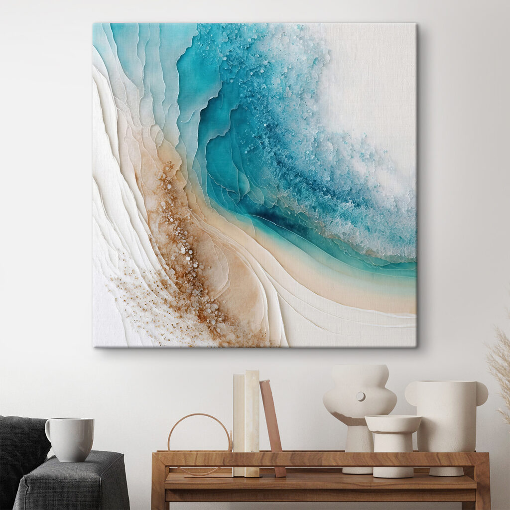 Turquoise en douces strates — intérieur 4